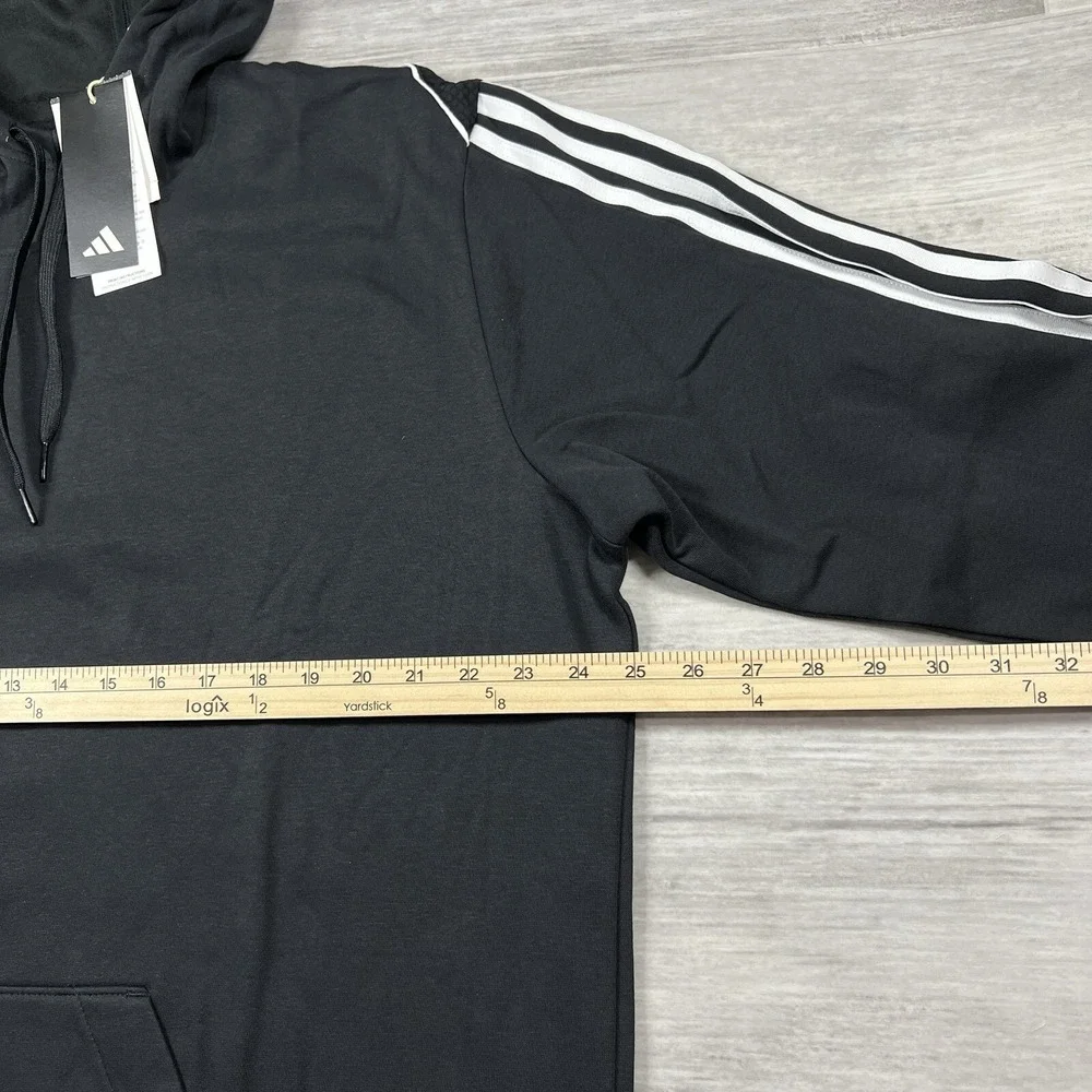 Adidas Men's XLT‎ Tiro23 League Sweat Black Hoodie Stripes Soccer HS3598 NEW